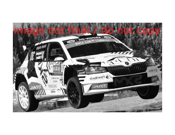 IXO MODEL RAM808LQ SKODA FABIA RALLY 2 EVO N.30 RALLY YPRES 2021BEDORET/GILBERT 1:43 Modellino