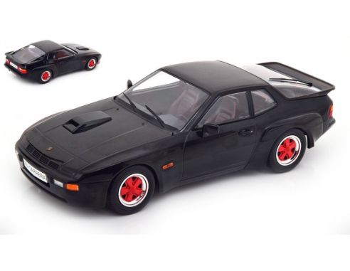 MODELCARGROUP MCG18304 PORSCHE 924 CARRERA GT BLACK WITH RED WHEEL RIMS 1:18 Modellino