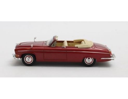 MATRIX SCALE MODELS MX41001-192 JAGUAR 420G CONVERTIBLE CLASSIC CARS OF COVENTRY 1969 MET.RED 1:43 Modellino