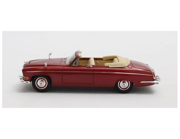 MATRIX SCALE MODELS MX41001-192 JAGUAR 420G CONVERTIBLE CLASSIC CARS OF COVENTRY 1969 MET.RED 1:43 Modellino