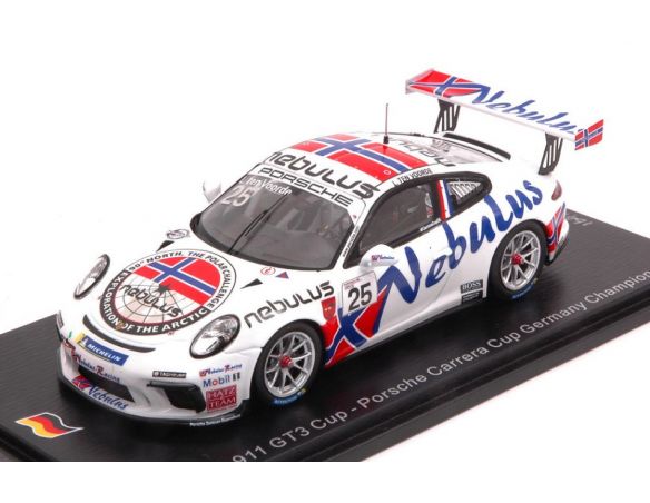SPARK MODEL SG714 PORSCHE 911 GT3 N.25 CARRERA CUP GERMANY 2020 LARRY TEN VOORDE 1:43 Modellino