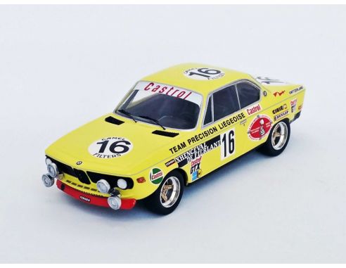 TROFEU TFRRBE37 BMW 2800CS 24H SPA-FRANCORCHAMPS 1972 XHENCEVAL/DE FIERLANT 1:43 Modellino