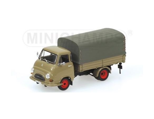 MINICHAMPS 439154020 HANOMAG KURIER PRITSCHE 1958 GREY Modellino