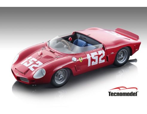 TECNOMODEL TMD18129C FERRARI DINO 246 SP N.152 WINN.TARGA FL.1962 RODR./MAIRESSE/GENDEB.1:18 Modellino