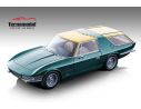 TECNOMODEL TMD18144B FERRARI 330 GT  2+2 SHOOTING BRAKE 1967 MET.GREEEN/YELLOW 1:18 Modellino