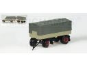 MINICHAMPS 439159095 TRUCK TRAILER CANVAS 1946 GREY/BLACK Modellino