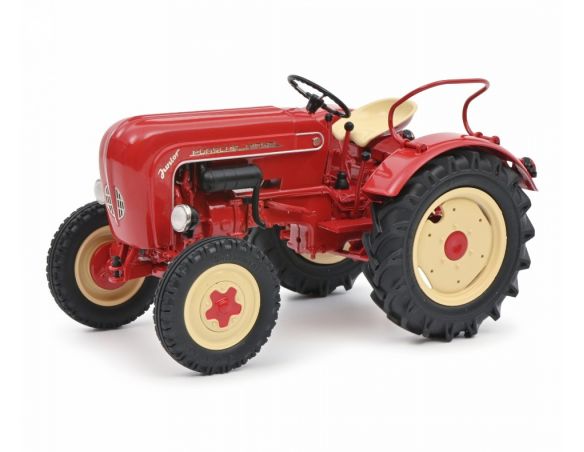 SCHUCO SH0267 TRATTORE PORSCHE JUNIOR RED 1:18 Modellino