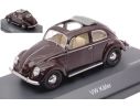SCHUCO SH2684 VW KAFER FALTDACH OPEN DARK BROWN 1:43 Modellino