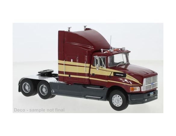 IXO MODEL TR108 FORD AEROMAX 1990 DARK RED/BEIGE 1:43 Modellino
