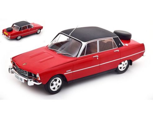 MODELCARGROUP MCG18288 ROVER 3500 (P6) RED MATT/BLACK 1:18 Modellino