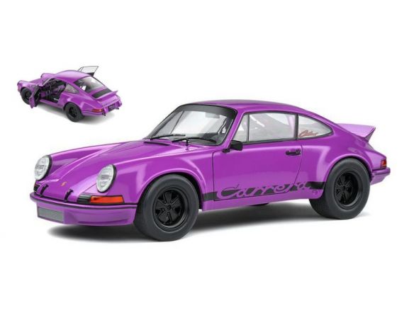 SOLIDO SL1801114 PORSCHE 911 RSR STREET FIGHTER 1973 PURPLE 1:18 Modellino