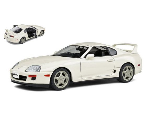 SOLIDO SL1807602 TOYOTA SUPRA Mk.4 (A80) 1993 TARGA ROOF SUPER WHITE 1:18 Modellino