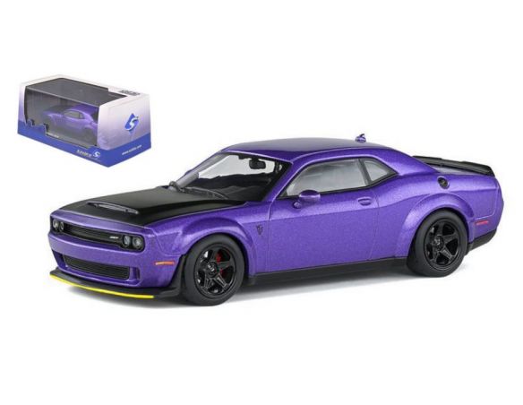 SOLIDO SL4310302 DODGE CHALLENGER 2018 DEMON VIOLET 1:43 Modellino