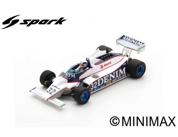 SPARK MODEL S7251 OSELLA FA1B BEPPE GABBIANI 1981 N.32 BELGIAN GP 1:43 Modellino