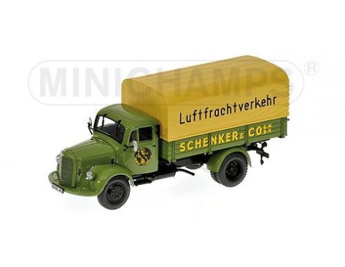 MINICHAMPS 439350028 MERCEDES BENZ L3500 1950 SCHENKER Modellino