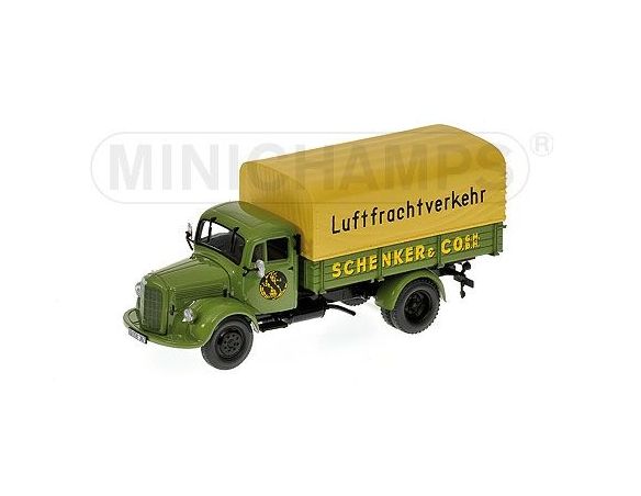 MINICHAMPS 439350028 MERCEDES BENZ L3500 1950 SCHENKER Modellino