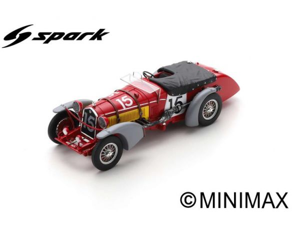 SPARK MODEL S3869 ALFA ROMEO 8C N.15 LM 1935 R.SOMMER-R.D'ESTREZ DE SAUGE 1:43 Modellino