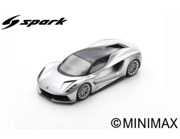 SPARK MODEL S8218 LOTUS EVIJA 2020 SILVER 1:43 Modellino
