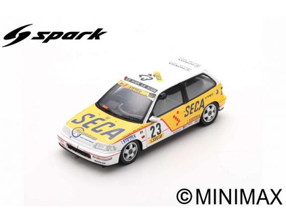 SPARK MODEL SB137 HONDA CIVIC EF9 1st CLASS A1 24 H SPA 1990 R.KOENTGES-P.FERMINE 1:43 Modellino