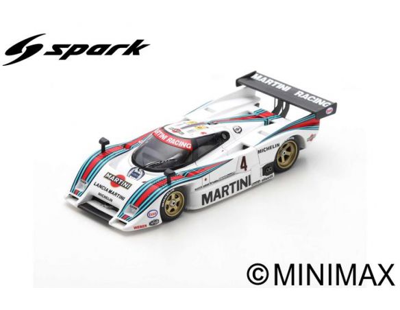 SPARK MODEL SB228 LANCIA LC2 N.4 4th 1000 KM SPA 1985 R.PATRESE-A.NANNINI-M.BALDI 1:43 Modellino