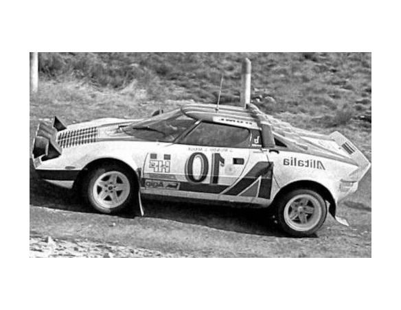 IXO MODEL RAC380A LANCIA STRATOS HF N.10 ALITALIA MONTE CARLO RALLY 1976 MUNARI/MAIGA 1:43 Modellino