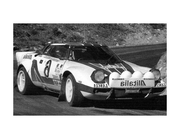 IXO MODEL RAC380B LANCIA STRATOS HF N.6 ALITALIA MONTE CARLO RALLY 1976 WALDEG./THORS.1:43 Modellino