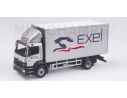 MINICHAMPS 439380042 MERCEDES ATEGO BOX TRUCK EXEL LOGISTIC Modellino