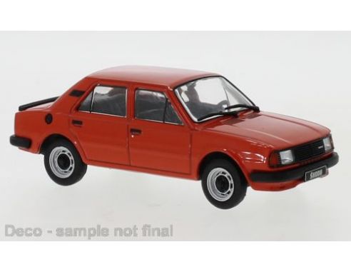 IXO MODEL CLC403N SKODA 120L 1983 RED 1:43 Modellino