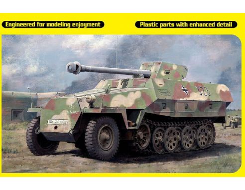 DRAGON D6963 SD.KFZ.251/22 AUSF.D W/7,5 cm PAK 40 KIT 1:35 Modellino