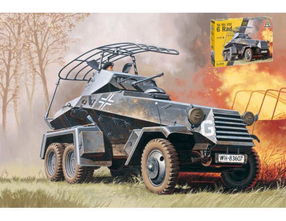 ITALERI IT6433 SD.KFZ. 232 6 RAD.KIT 1:35 Modellino