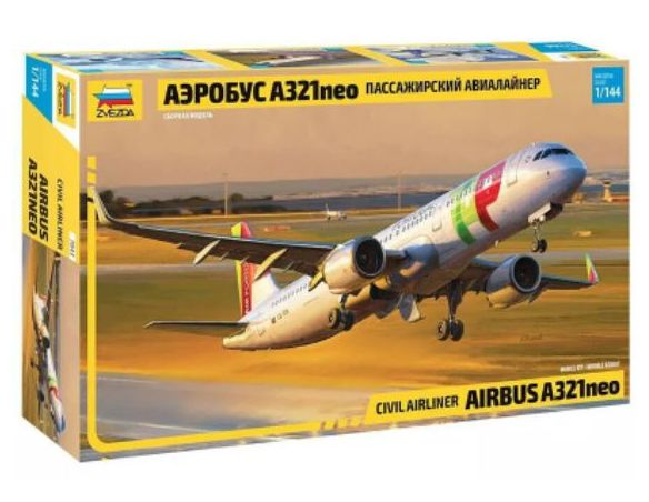 ZVEZDA Z7043 A-321 NEO KIT 1:144 Modellino