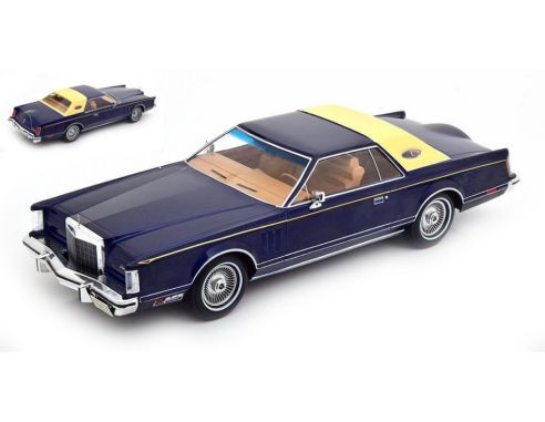 MODELCARGROUP MCG18215 LINCOLN CONTINENTAL MARK V METALLIC BLUE/BEIGE 1:18 Modellino