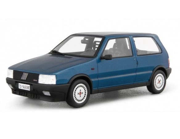 LAUDO RACING LM088B6 FIAT UNO TURBO I.E.1985 MET.BLUE 1:18 Modellino