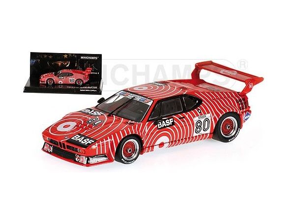 MINICHAMPS 444802580 BMW M1 BASF PROCAR SERIES 1980 H.J. STUCK Modellino