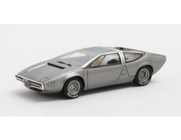 MATRIX SCALE MODELS MX50102-131 ALFA ROMEO IGUANA BY ITALDESIGN 1969 SILVER 1:43 Modellino