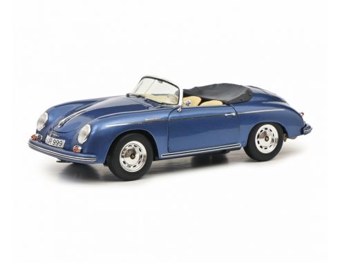 SCHUCO SH0318 PORSCHE 356 SPEEDSTER BLUE 1:18 Modellino