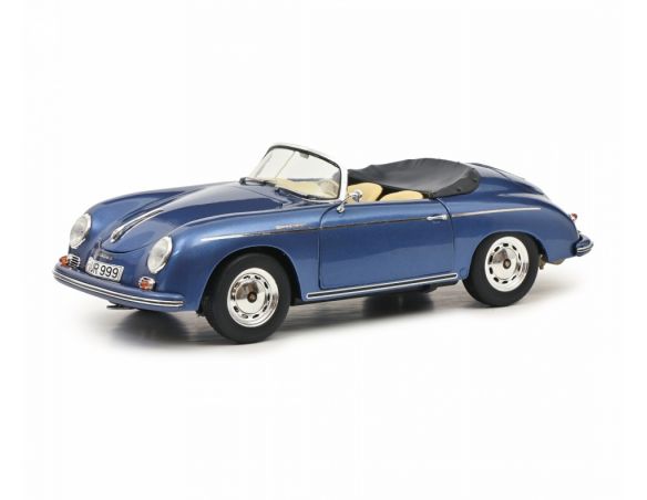 SCHUCO SH0318 PORSCHE 356 SPEEDSTER BLUE 1:18 Modellino