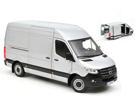 NOREV NV183424 MERCEDES SPRINTER 2018 SILVER 1:18 Modellino