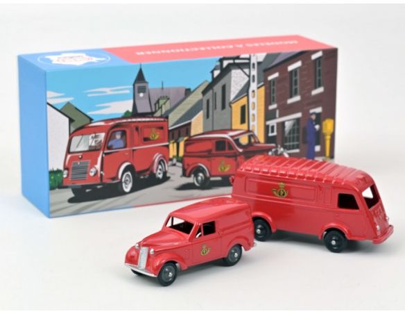 NOREV NVC36102 RENAULT 1000 KGS ET DAUPHINOISE BELGIAN POST PACK 1:43 Modellino