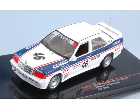 IXO MODEL GTM126 MERCEDES 190E 2.3-16V N.46 ETCC 1986Z.VOJTECH-M.MICANGELI 1:43 Modellino