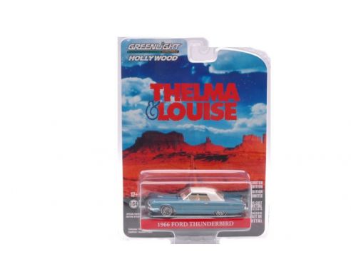 GREENLIGHT GREEN44945A FORD THUNDERBIRD CONVERTIBLE THELMA & LOUISE 1991 1:64 Modellino