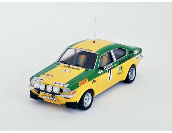 TROFEU TFDSN28 OPEL KADETT GT/E 1st RALLY HESSEN 1976 SMOLEJ/GEISTDORFER 1:43 Modellino
