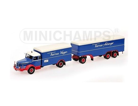 Minichamps PM499069941 KRUPP TITAN 1950 BLUE/RED 1:43 Modellino