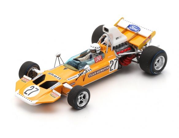 SPARK MODEL S4017 SURTEES TS9 JOHN LOVE 1972 N.27 SOUTH AFRICAN GP 1:43 Modellino