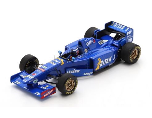SPARK MODEL S7409 LIGIER JS41 OLIVIER PANIS 1995 N.26 6th SPANISH GP 1:43 Modellino