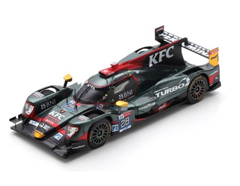 SPARK MODEL S8243 ORECA 07 GIBSON N.28 2nd LMP2 CLASS LM 2021 GELAEL-VANDORNE-BLOMQVIST Modellino