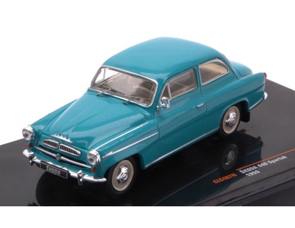 IXO MODEL CLC407N SKODA 440 SPARTAK 1955 BLUE 1:43 Modellino