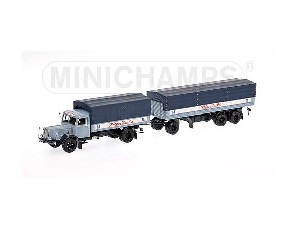 MINICHAMPS 499079920 BUESSING 8000 S13 PRITSCHENZUG 1950 KOLNER ZUCKER Modellino