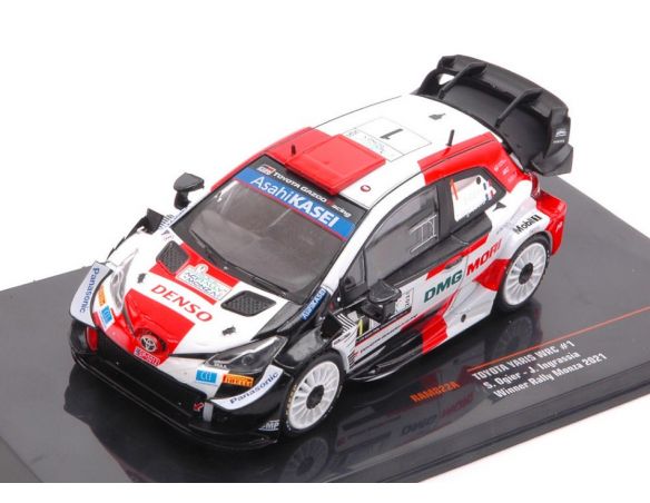 IXO MODEL RAM822 TOYOTA YARIS WRC N.1 RALLY MONZA 2021 OGIER/INGRASSIA 1:43 Modellino