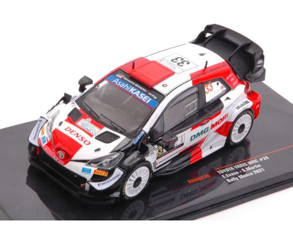 IXO MODEL RAM823 TOYOTA YARIS WRC N.33 RALLY MONZA 2021 EVANS/MARTIN 1:43 Modellino